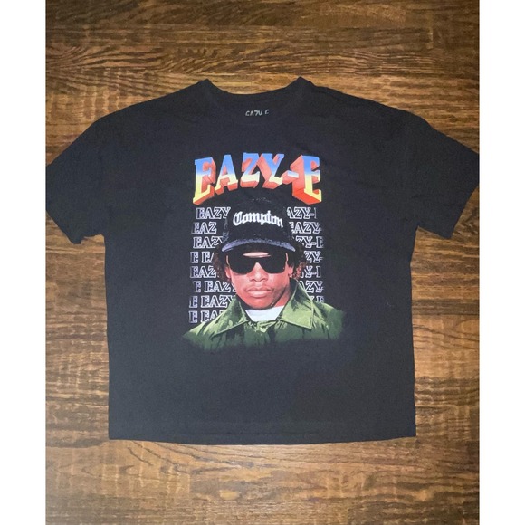 Eazy E Men’s T Shirt Black Size Medium Official Merch Classic Ruthless - Picture 1 of 3